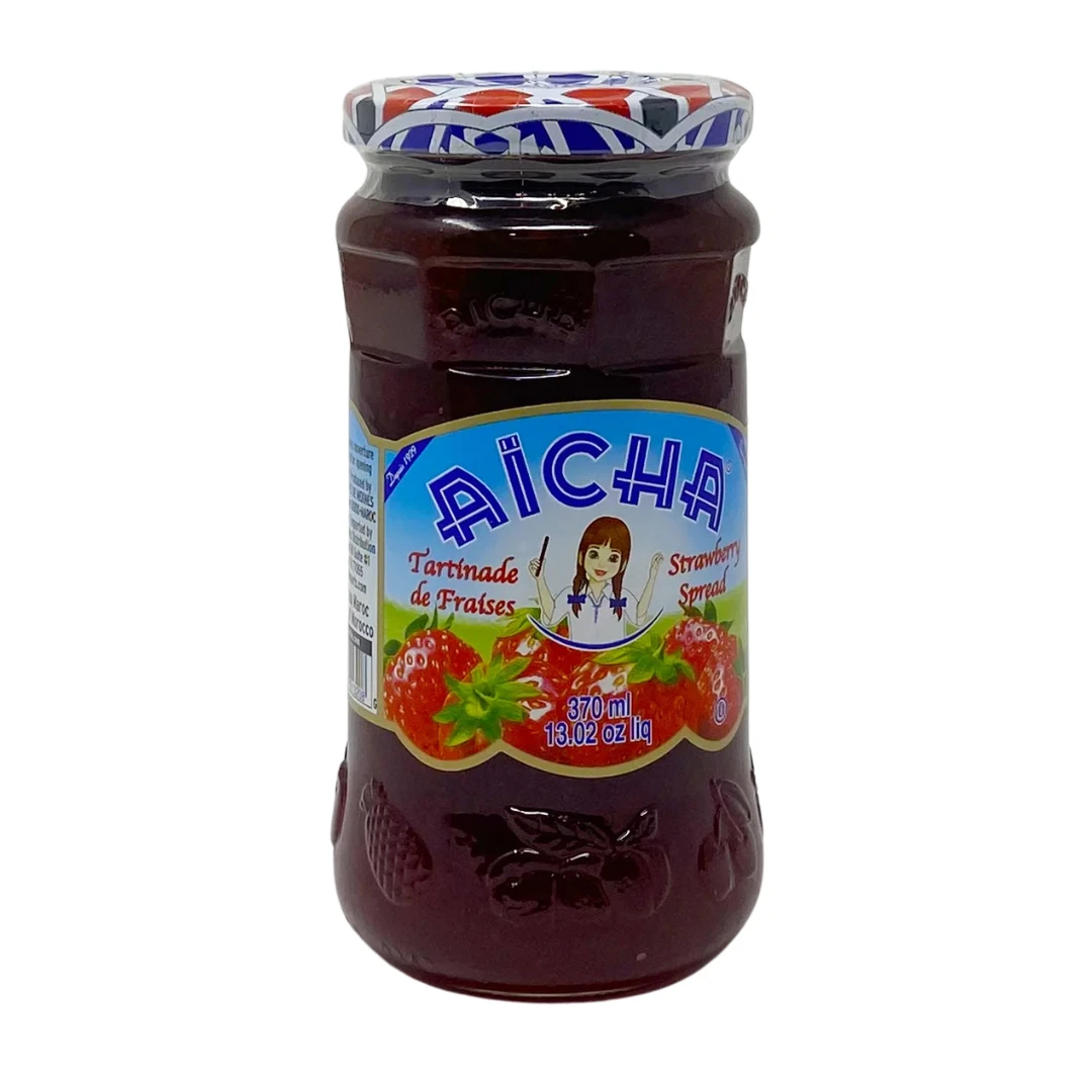 Aicha Moroccan strawberry jam jar
