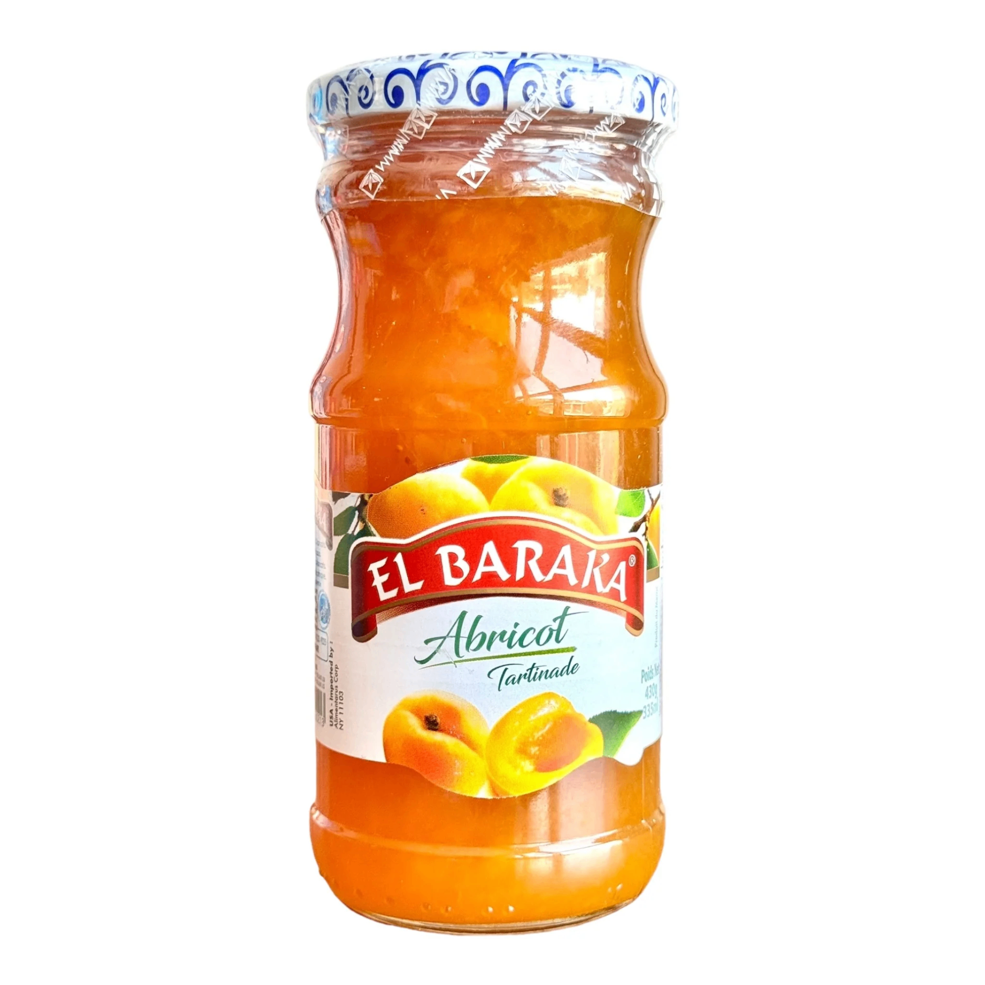 El Baraka Moroccan apricot jam jar