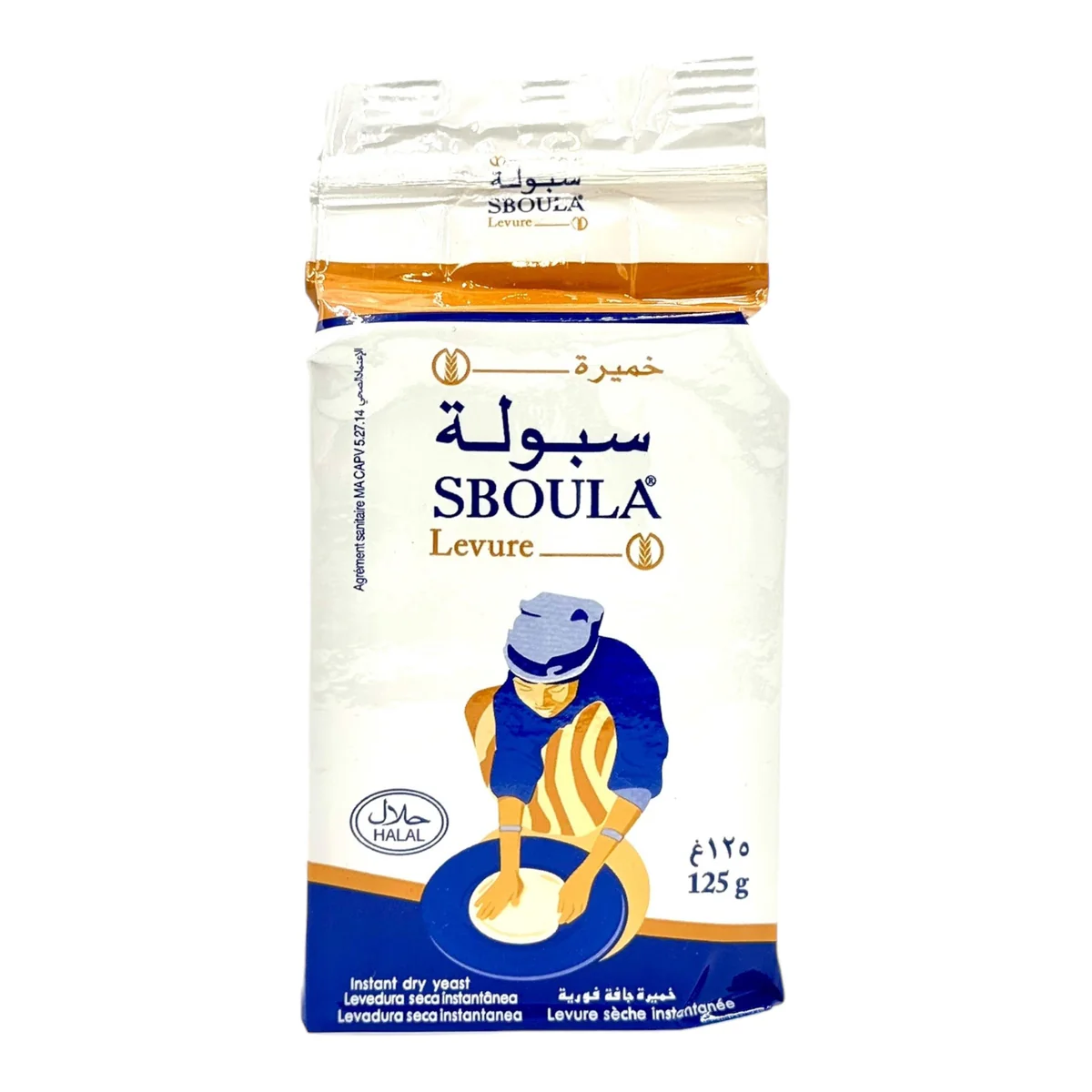 Sboula instant yeast 125 g packet