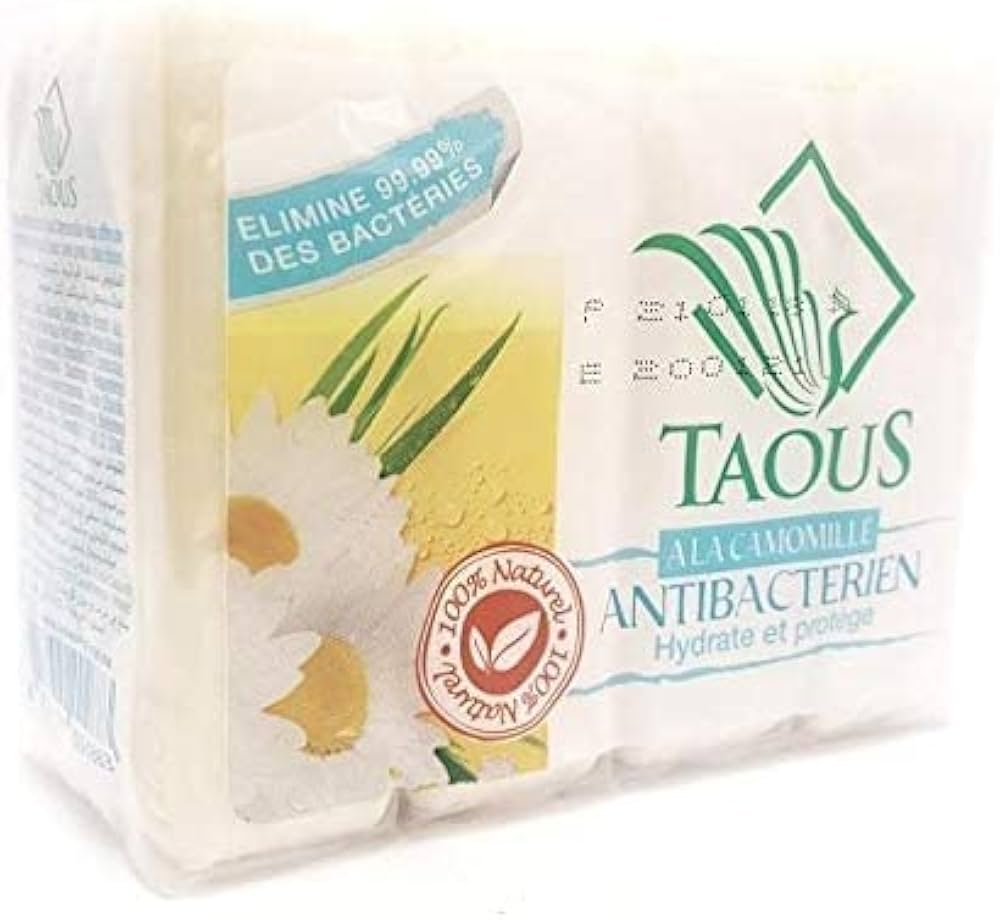 Taous antibacterial Moroccan bath soap pack