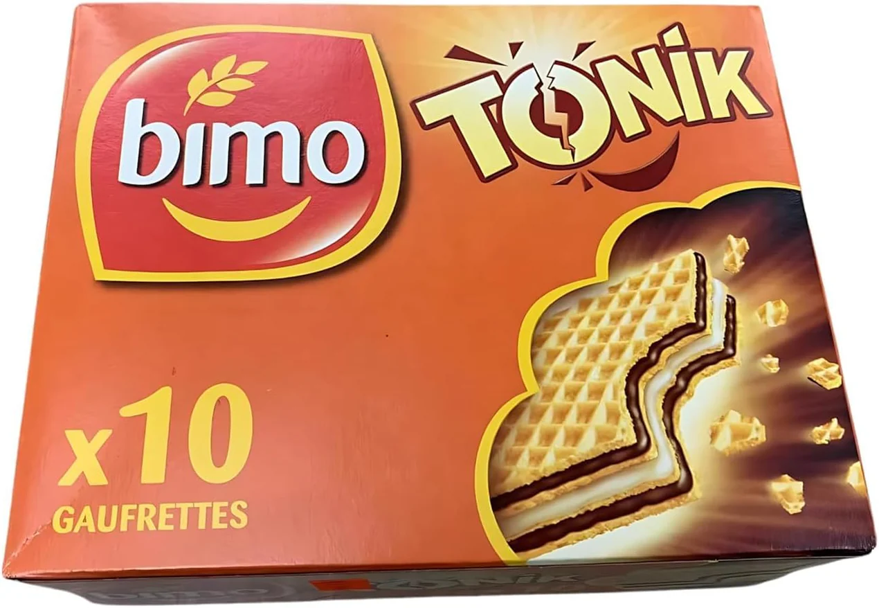 Bimo Tonik cream filled wafers box