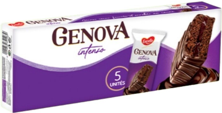 Genova Intenso chocolate layer cake box